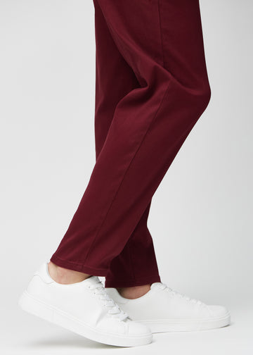 Anklarna på en modell, så att man kan se hur löst jeansen sitter.